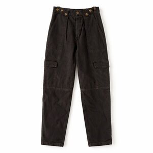 AGOLDE Mila Utility Pants Black Button Fly Cargo Pants Size 25